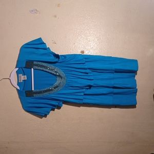 Beaded and layered blue 💙 top